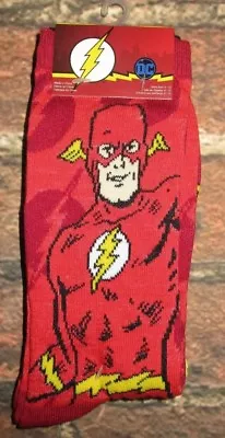 Mens Flash Dc Comics  2 Pair Pack Crew Socks (shoe Size 6-12) • $9.90