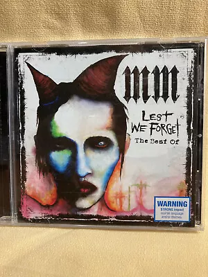 CD Music Album - MARILYN MANSON LEST WE FORGET  • $7.83