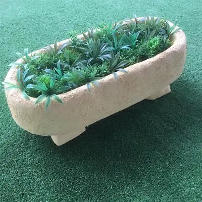 Large Oval Trough Planter Mould Mold Garden Ornament Decor Flower Pot Plants • $92.99