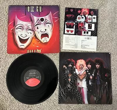 MOTLEY CRUE - Theatre Of Pain 1st Press 1985 LP Vinyl • $7