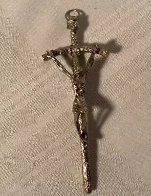 Metal Crucifix Made In Italy 5.5” • $12