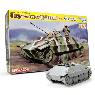 £53.95 • Buy Dragon 6399 Bergepanzer 38t Hetzer With Flak 38 1:35 Model Kit