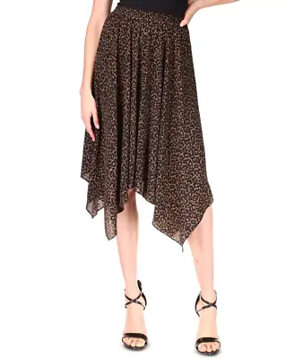 MICHAEL KORS Cheetah-Print Pull-On Skirt 30A 816 • $18.96