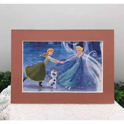 Frozen Vintage Matted  Storybook  Page 5 X 7 Print • $10