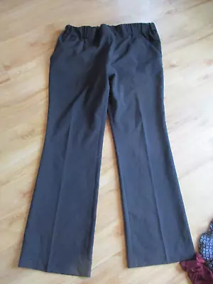 Next Maternity Smart Black Bootcut Work Trousers Size 12 • £1.99