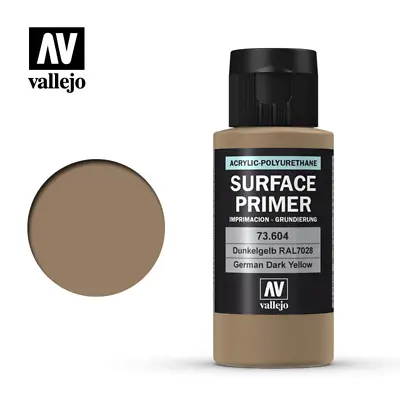 Vallejo Surface Primer 73.604 German Dark Yellow RAL 7028 60ml • $7.16