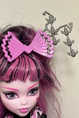 MONSTER HIGH Draculaura Student Exchange Bow Bats Headpiece Headband Accessory • $33.47