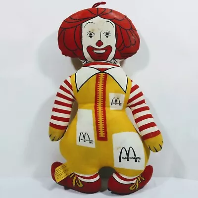 Vintage Cloth Doll Ronald McDonald 1970's • $9