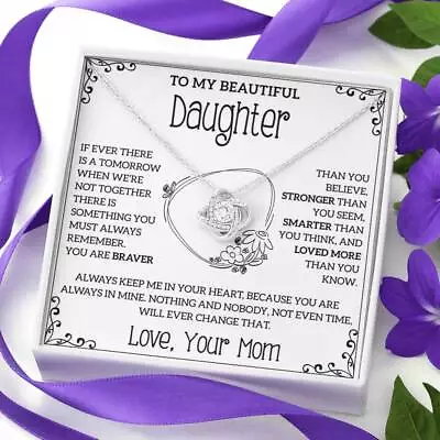 My Daughter Necklace Gift Daughter Birthday Graduation Necklace Gift From Mom • $44.99