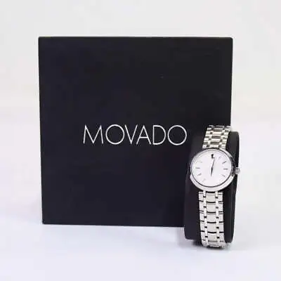 Movado Women's 1881 0607040 Automatic Watch Silver Dial • $351.17