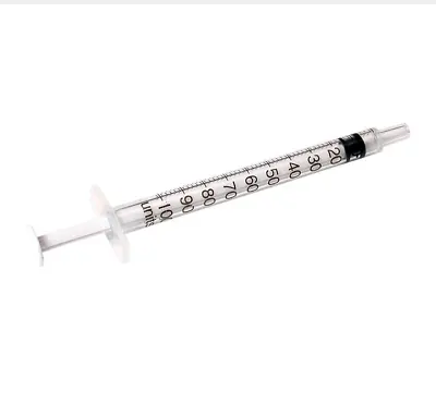 1ml Insulin Syringe. U.K. STOCK CE Marked Brand New Sealed X50 • £24.99
