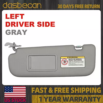 Gray Left Side Sun Visor W/o Lights For Hyundai Elantra 2011-2015 852103X000TX • $22.69