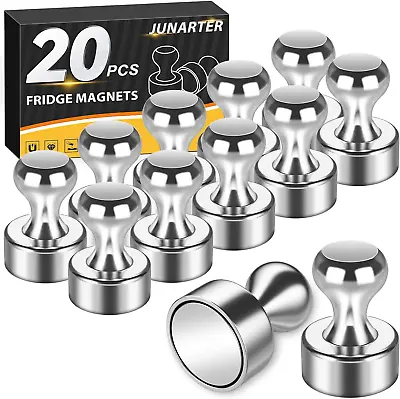 20-Pack Magnetic Push Pins - Magnets For Fridge Whiteboard Office Kitchen • $11.63