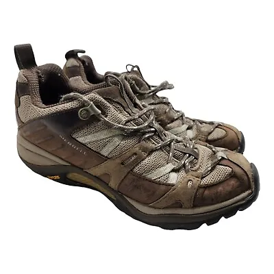 Merrell Shoes Womens Size 8 Trail Siren Sport Olive Mesh Vibram Hiking Sneakers • $19.79