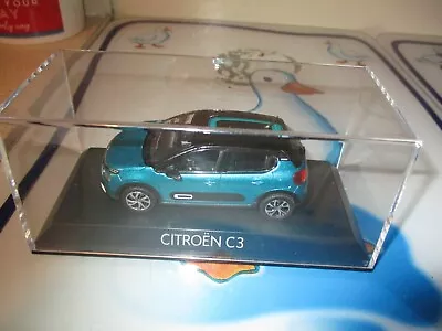 Citroen C3 Blue/black Color 1:43 Scale  Diecast Model From Norev • £28.99