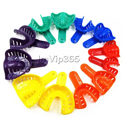 Dental Ortho Impression Trays Perforated Disposable For Child/adult (12/bag) VIP • $5.99