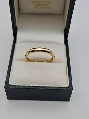 22ct 916 Yellow Gold Wedding Ring • £165