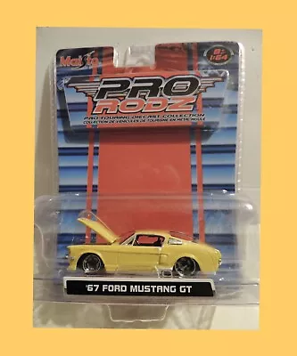 Maisto ’67 FORD MUSTANG GT~ 2008 Pro RoDz~1:64 New! Sealed! ***REAL RIDERS*** • $8.99