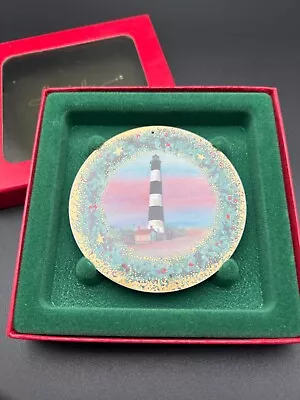 P Buckley Moss Ornament BODIE Lighthouse Series A3872/5000 W COA & Gift Box • $9.50