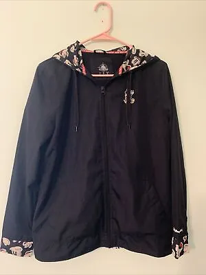 Disney Parks Mickey Mouse Jacket Full Zip Black Womens Size Small Lightweight • $24