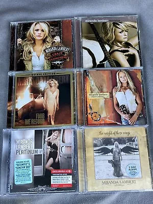 6 CD LOT MIRANDA LAMBERT Platinum (New) Weight Of These Wings (New) Kerosene ++ • $29.99