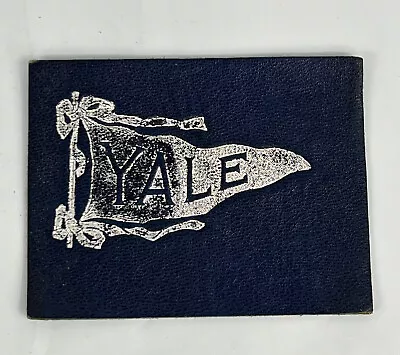 Yale University 1930’s Leather Patch New Haven Connecticut Original Flag Patch • $19.99