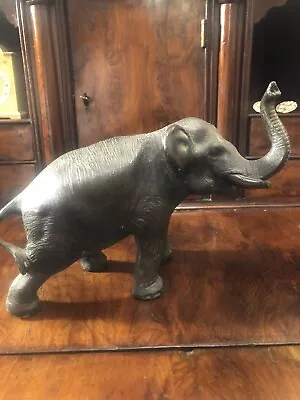 Antique Japanese Bronze Elephant  • £395