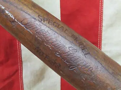 Vintage 1910s American League Wood Baseball Bat No.E33 Special Model 33  Antique • $125.10