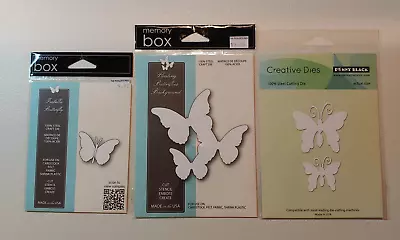 NIP 3 Die Set Penny Black Memory Box Butterflies • $24.99