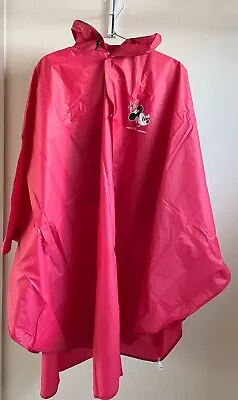 Tokyo Disneyland Raincoat Minnie Mouse M Size Red • $29.67