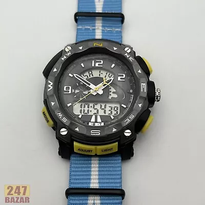 Everlast Analog Digital Quartz Men's Watch Blue Strap Works Great • $18