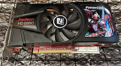 PowerColor AMD / ATI Radeon HD 6850 1Gb GDDR5 W/ DP/HDMI/DVI ~Tested~ • $24.99