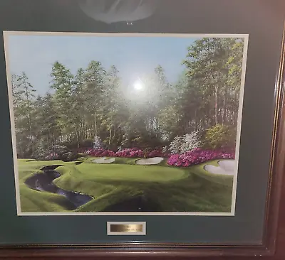 Vintage 2000  MASTERS AUGUSTA NATIONAL GOLF CLUB 13TH HOLE PICTURE FRAMED • $325
