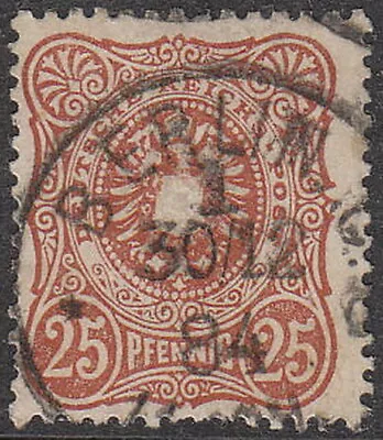 Stamp Germany Reich Mi 043 Sc 041 1889 Imperial Crown Eagle Shield Pfennig Used • $11.72