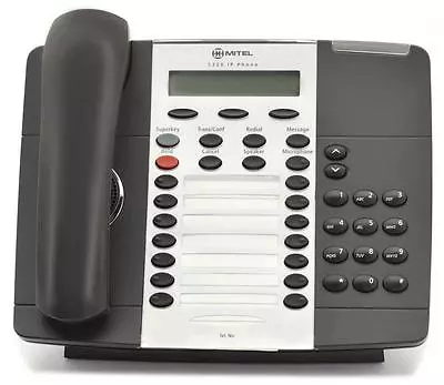 Lot Of (10) Refurbished Mitel 5220 IP Single Mode Backlit Display Phone 50002818 • $399.99