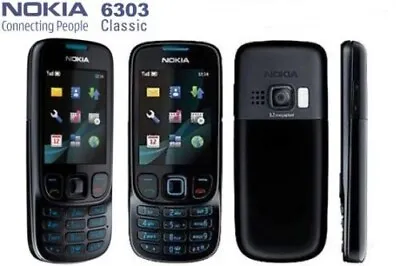 £22.99 • Buy Nokia Classic 6303i  Brand New Condition -black (Unlocked) Mobile Phone UK STOCK