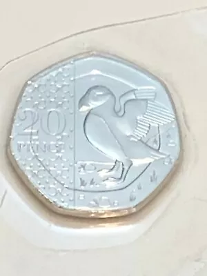 2024 20p Twenty Pence Coin Puffin - Charles III Uncirculated UK BUNC • £7.50