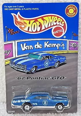 VINTAGE RARE 1998 Van De Kamp's 1967 PONTIAC GTO SUPER Treasure RED LINE RUBBER • $38.31