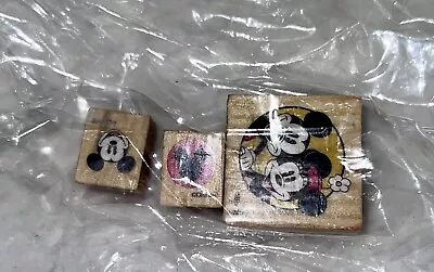 Rubber Stamp Lot Of 3 Mickey Mouse • $15