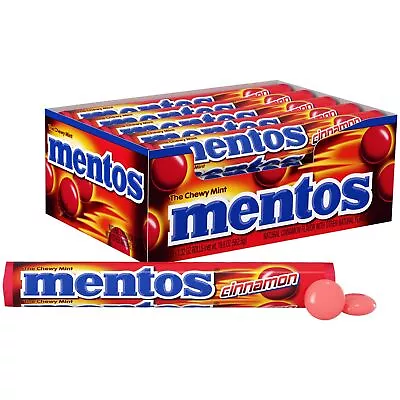 Mentos Candy Mint Chewy Roll Cinnamon Non Melting Party 1.32 Oz(Pack Of ... • $27.02