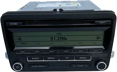 VW Passat B6 Golf MK6 RCD310 Radio Stereo CD Player TESTED With CODE 1K0035186AA • $74.48