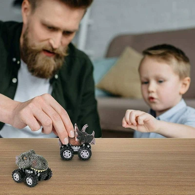 $4.64 • Buy Pull Back Dinosaur Toys 4-pack For 2 3 4 5 Year Old Car Y1Z1 Dinosaurs And M0X6