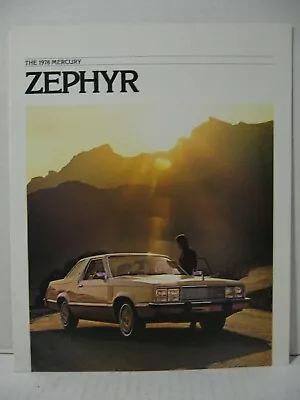 1978 Mercury Zephyr Z-7 ES Wagon Car Dealer Sales Brochure Catalog • $12.95