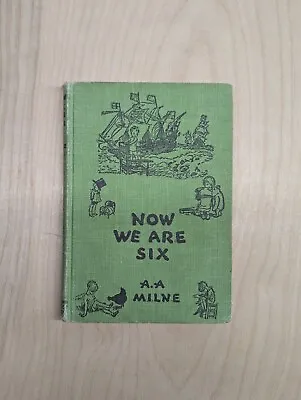 $5 • Buy Now We Are Six Milne 1935 12th Printing Hardcover Children's Poetry Book