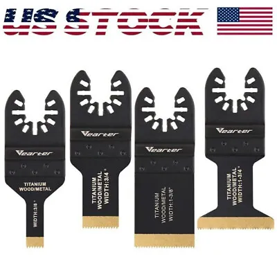 4PCS Oscillating Multi Tool Saw Blades Wood Metal Cut Cutter Set For Dewalt Fein • $15.66