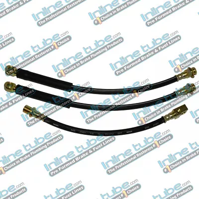 79-88 G-Body Front Disc Rear Drum Brake Rubber Flex Hose Line Set Kit 3Pc Gn • $45.95