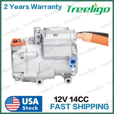 $515.99 • Buy Universal 12V AC Compressor Kit Electric Air Conditioning Fit Car Truck Bus Boat