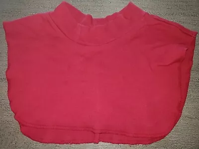 Women RED DICKEY DICKIE MOCK TURTLENECK COLLAR One Size Fits Most Winter Wear • $3.60