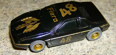  New Os  Tyco #48 Black Fiero On A Hp7 Chassis Ho Slot Car • $24