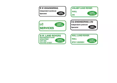 Land Rover Service Book Self-inking Stamps • £22.80